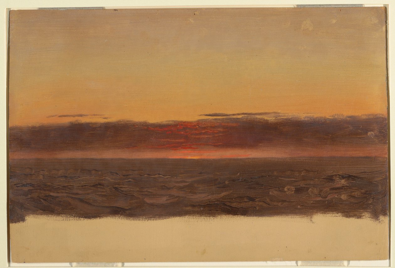 Disegno, Paesaggio marino, 1859 da Frederic Edwin Church