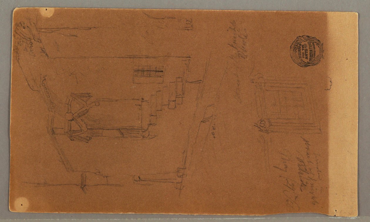 Disegno, vista laterale dell