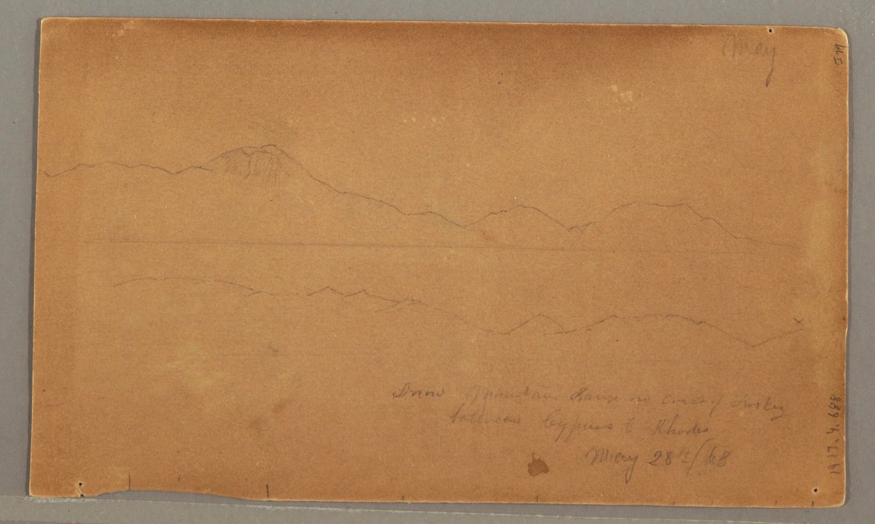 Disegno, vista laterale dell