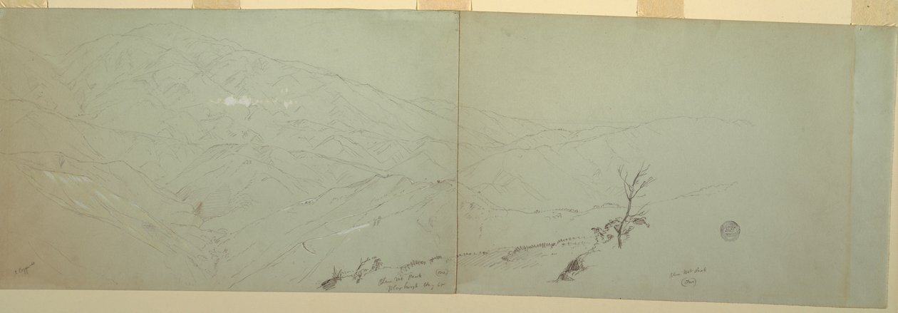 Disegno, schizzi, Bloxburgh, Giamaica, 1865 da Frederic Edwin Church