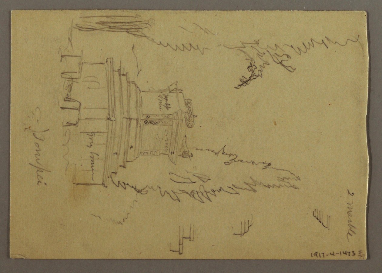 Disegno, allenatore di palcoscenico, forse 1868-69 da Frederic Edwin Church