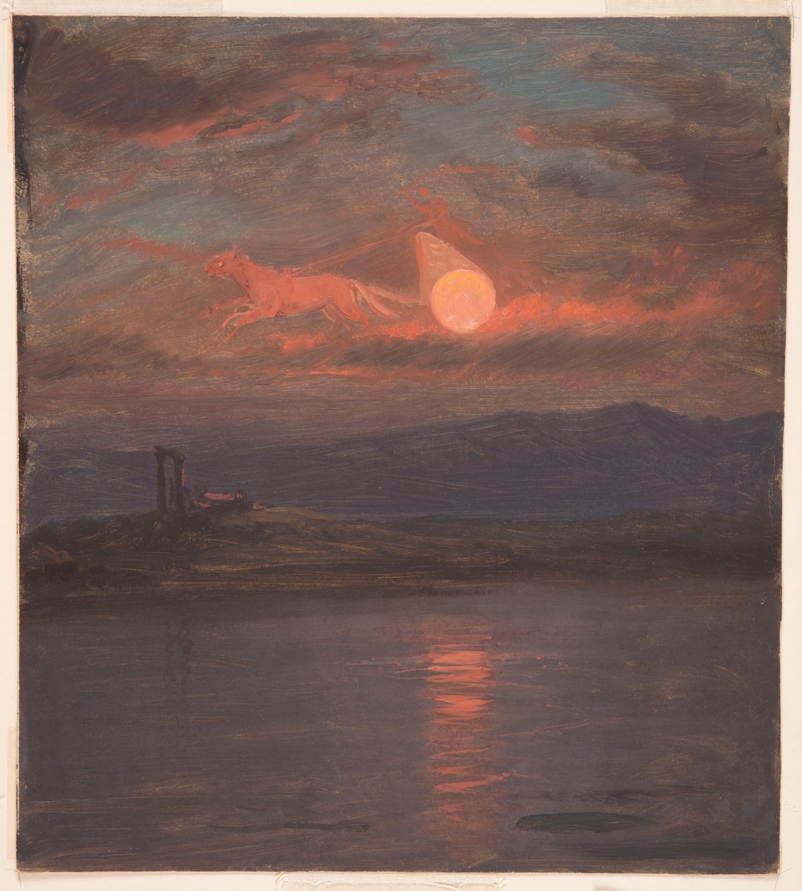 Disegno, Fantasia del carro del sole, probabilmente 1868-69 da Frederic Edwin Church