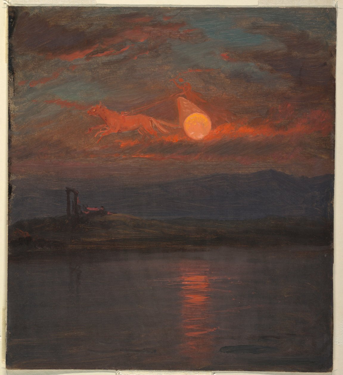 Disegno, Fantasia del carro del sole, probabilmente 1868-69 da Frederic Edwin Church