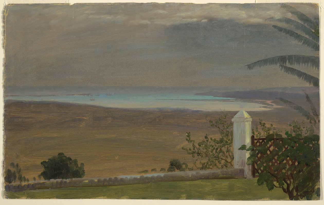 Disegno, Veduta del mare, 1865 da Frederic Edwin Church