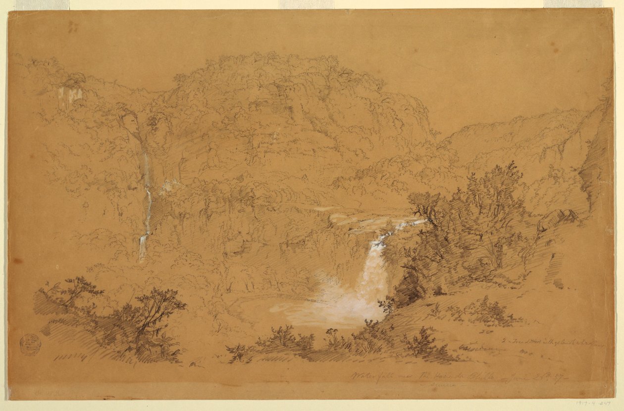 Disegno, Cascate vicino all