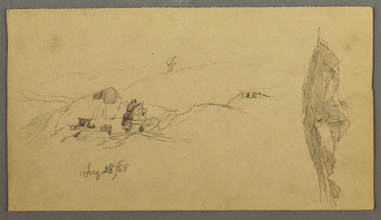 Disegno, donne che si lavano all