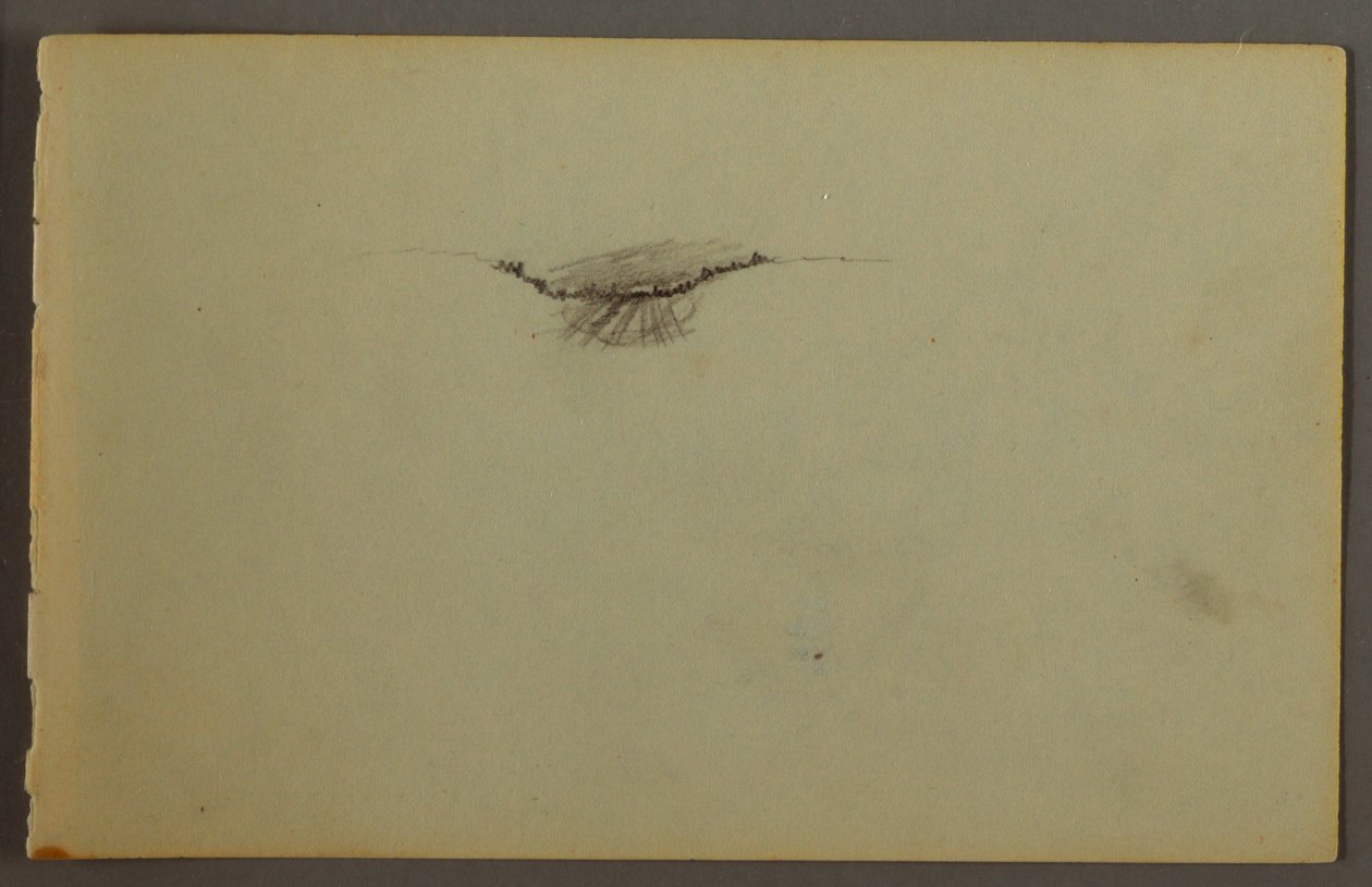 Disegno, Immersione boschiva al tramonto, forse 1844 da Frederic Edwin Church