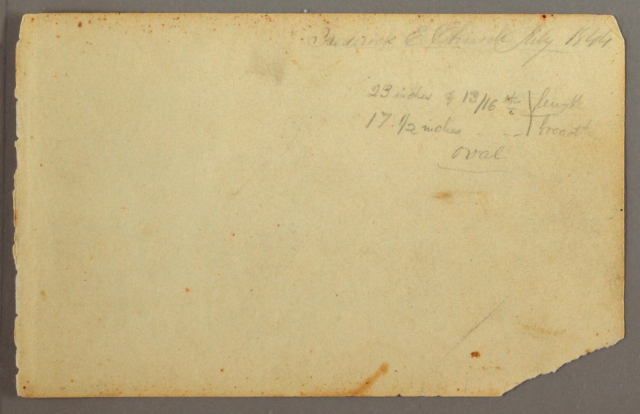 Disegno, Paesaggio boschivo, 1844 da Frederic Edwin Church