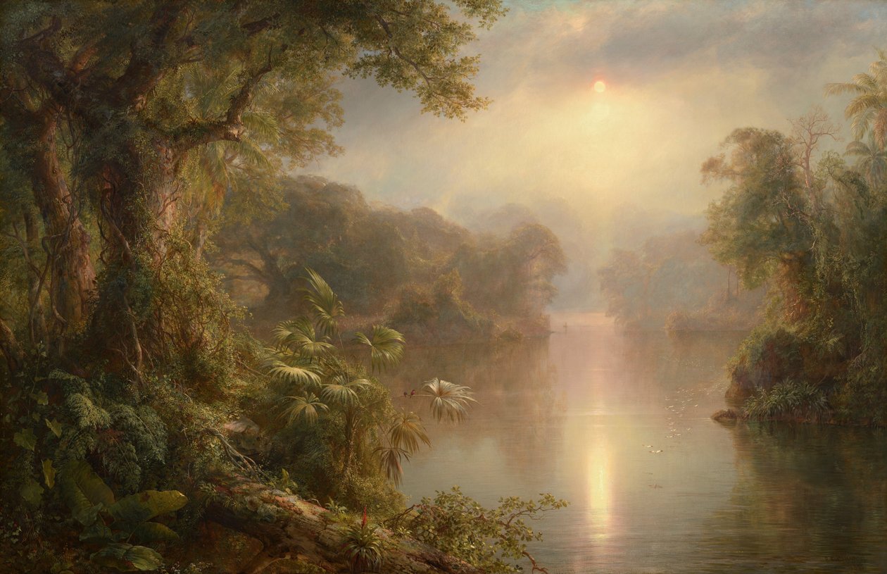 El Rio de Luz (Il fiume della luce) da Frederic Edwin Church