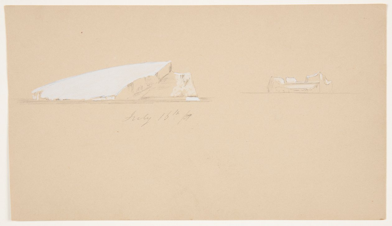 Iceberg Galleggianti da Frederic Edwin Church