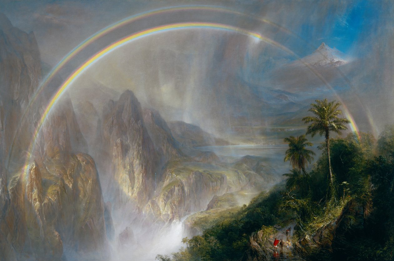 Stagione delle piogge ai tropici - Google Art Project (ritaglio) da Frederic Edwin Church