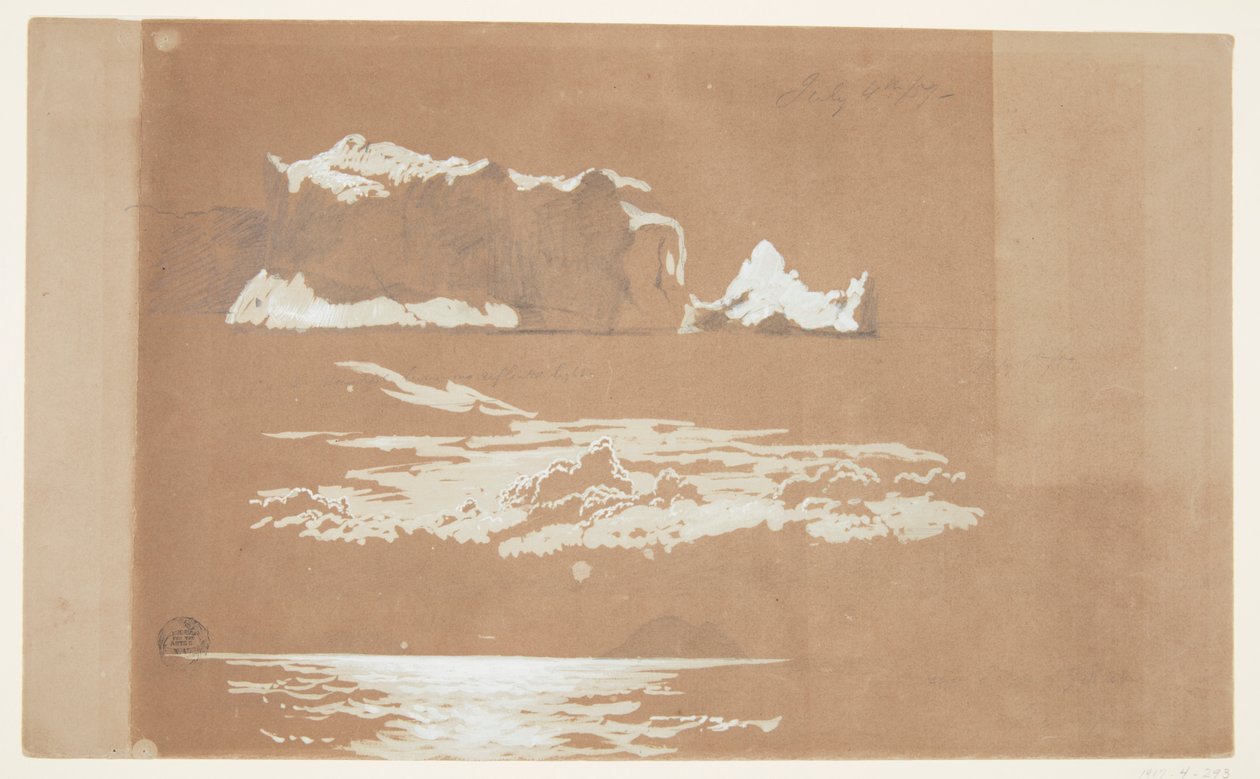 Iceberg vicino a Capo San Giovanni e Isola dei Gabbiani, Terranova da Frederic Edwin Church
