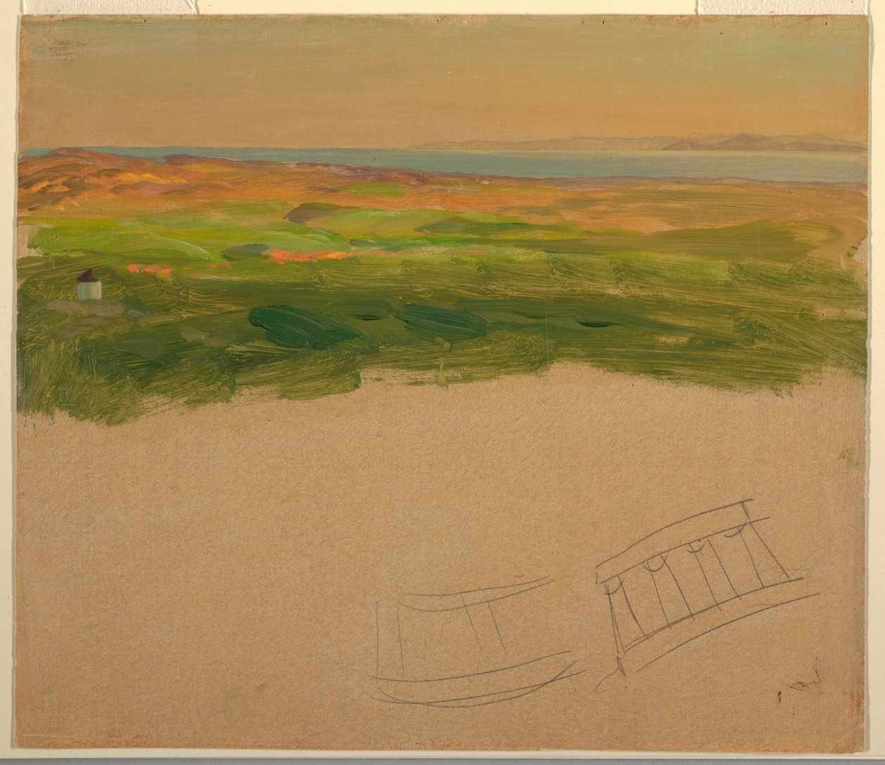 Paesaggio, vicino alla Siria o alla Grecia da Frederic Edwin Church