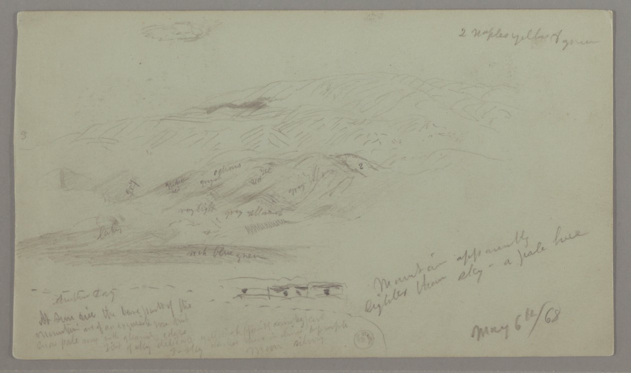 Paesaggi vicino a Baalbek, Libano da Frederic Edwin Church