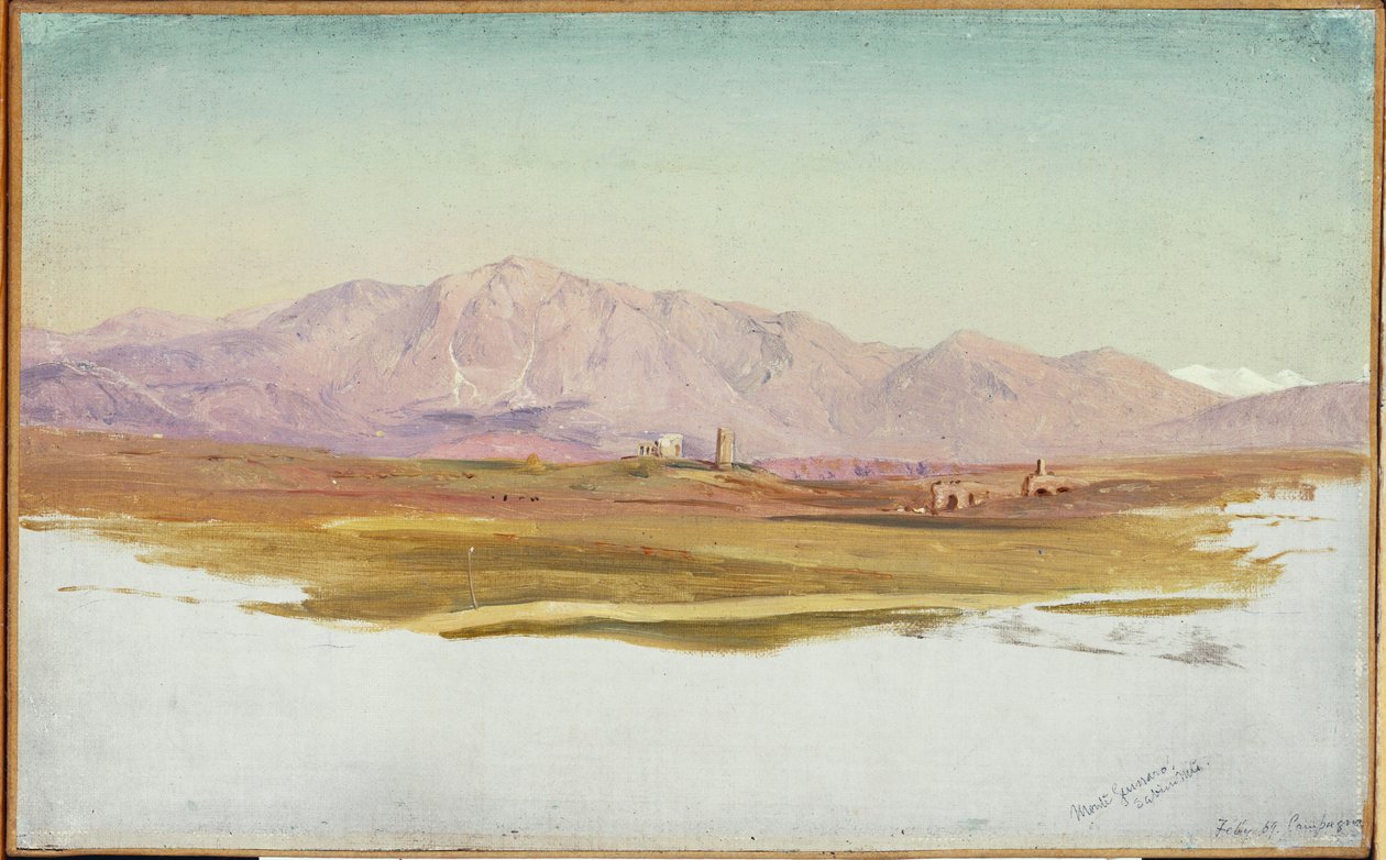Monte Guinaro, Monti Sabini, 1869 da Frederic Edwin Church