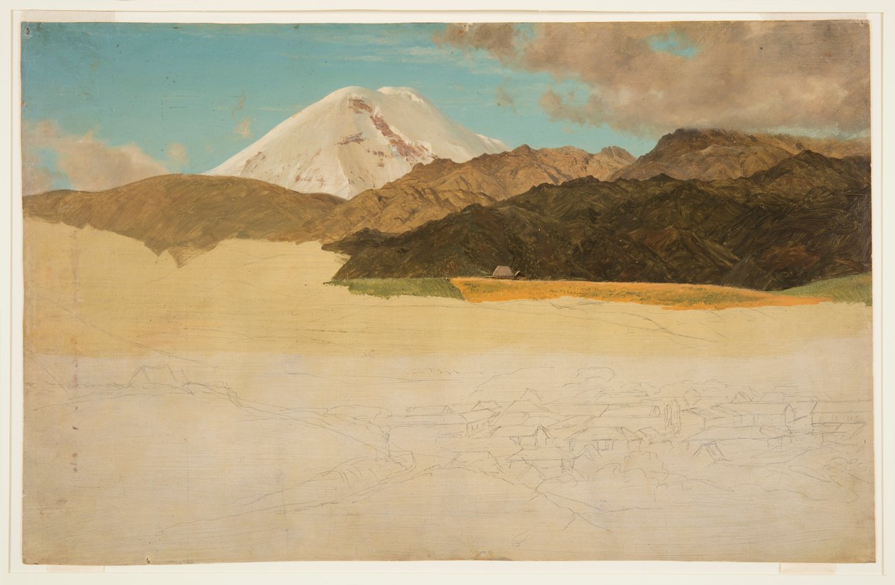 Monte Chimborazo e Guaranda, Ecuador da Frederic Edwin Church