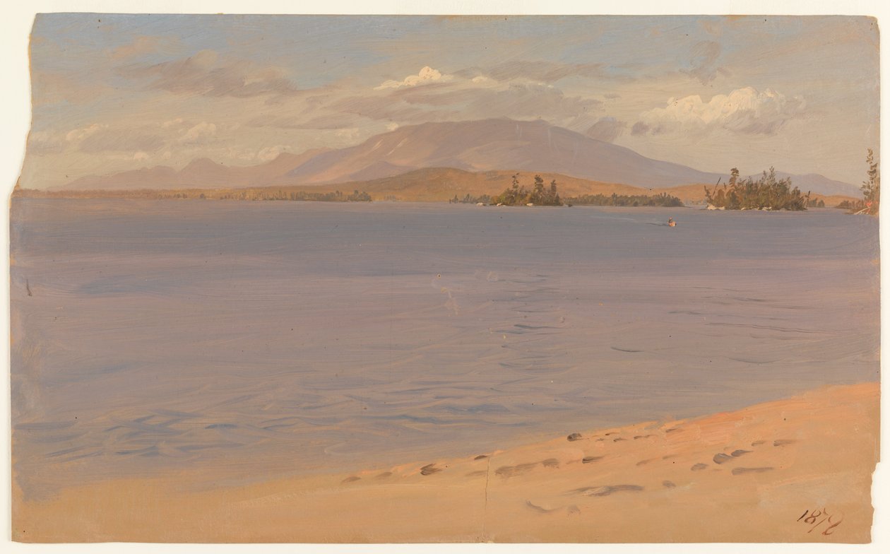 Il monte Katahdin dal lago Millinocket da Frederic Edwin Church