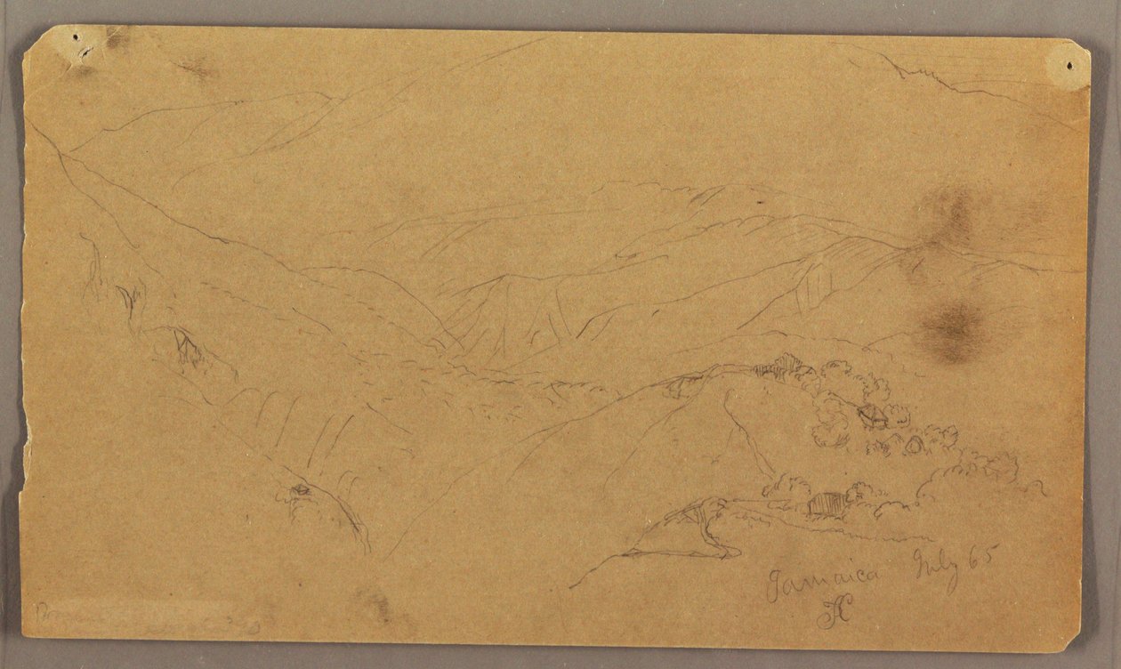 Paesaggio montano, Giamaica da Frederic Edwin Church