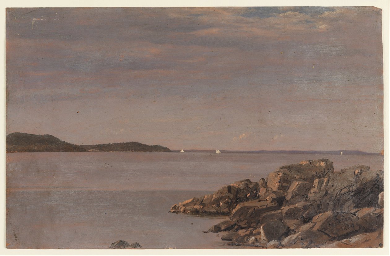 Mt. Desert Island, costa del Maine da Frederic Edwin Church