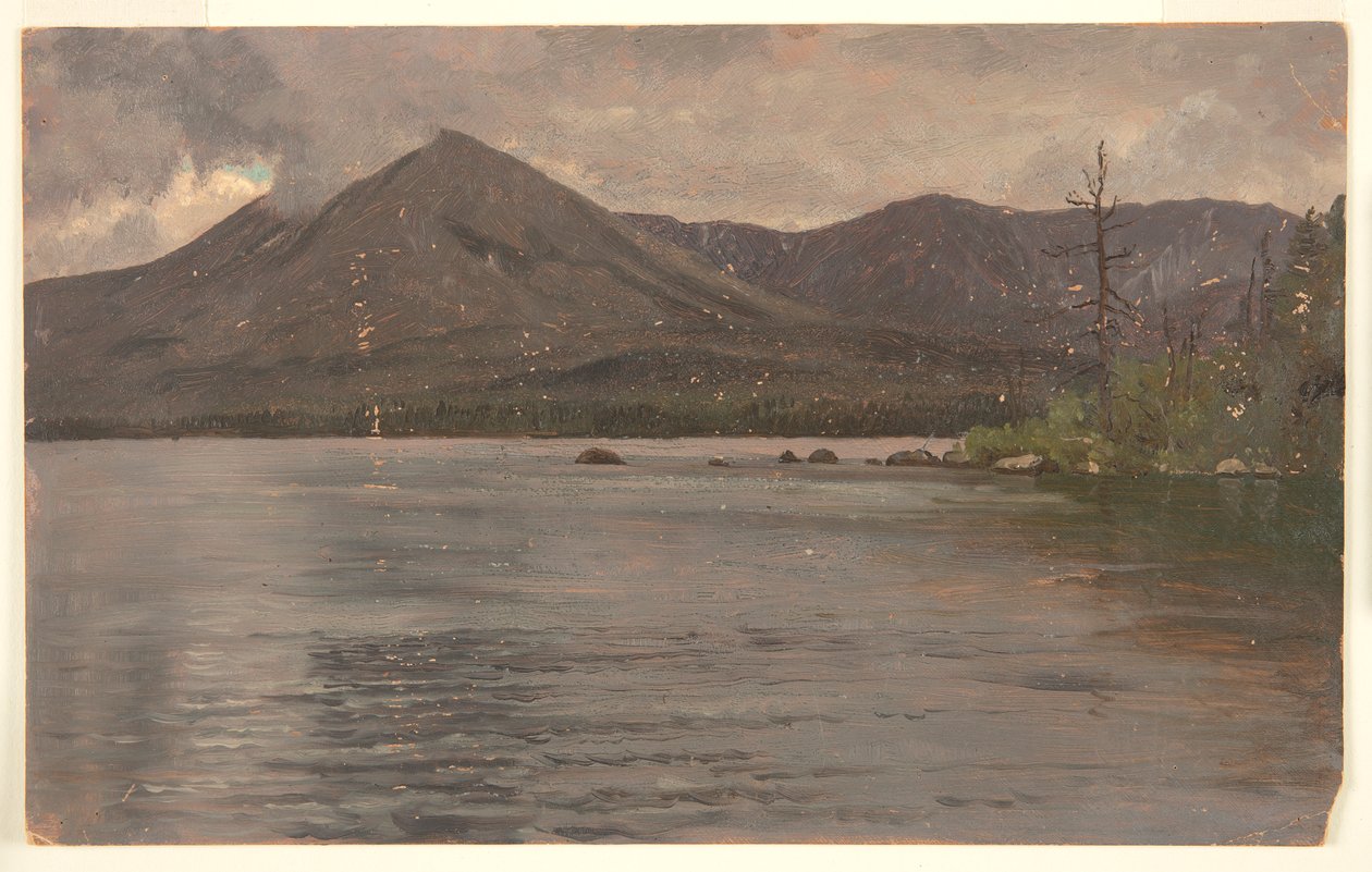 Monte Katahdin, dal lago Katahdin da Frederic Edwin Church