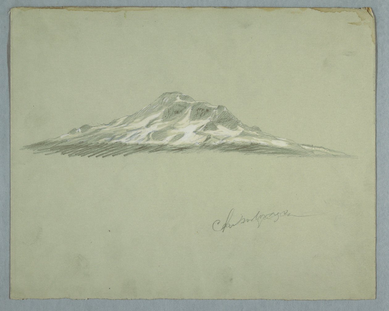 Cima Nevosa del Monte Chimborazo, Ecuador da Frederic Edwin Church