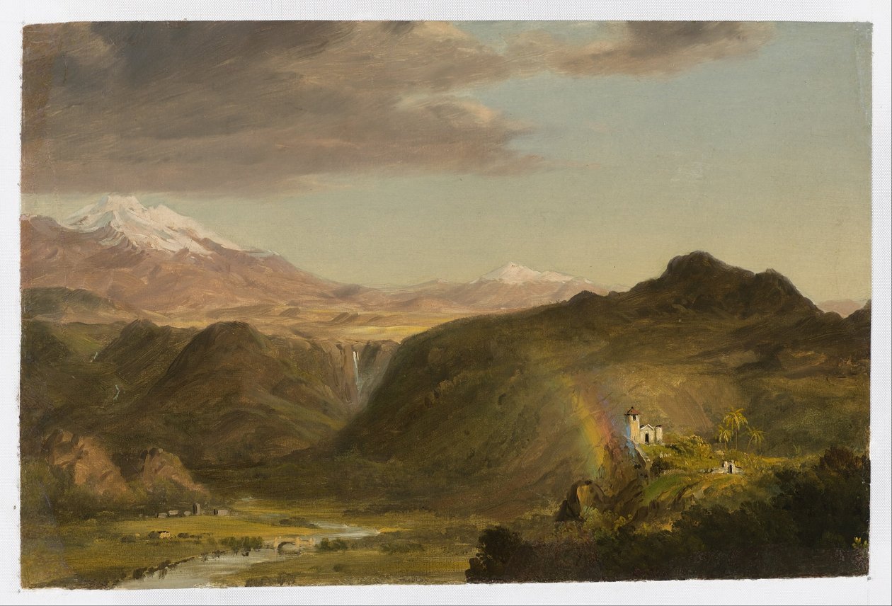 Paesaggio sudamericano da Frederic Edwin Church