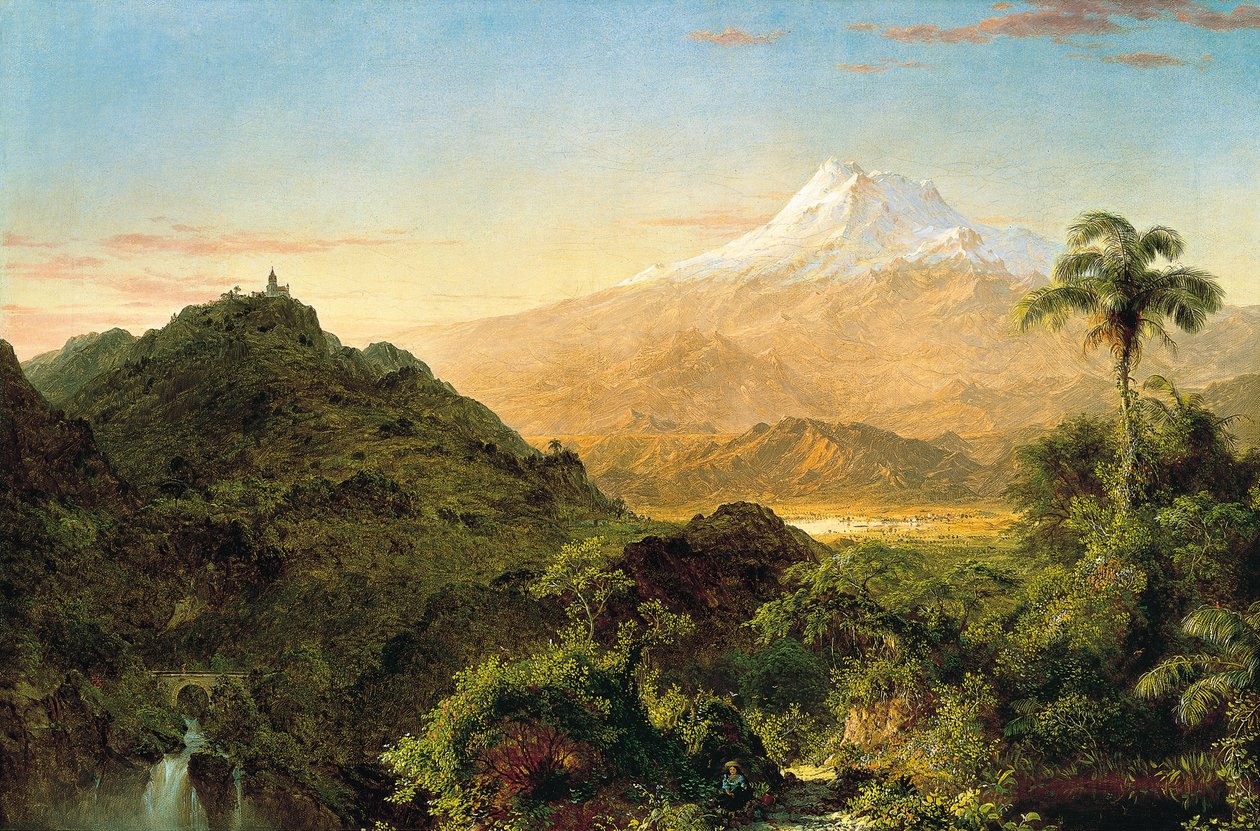 Paesaggio sudamericano da Frederic Edwin Church