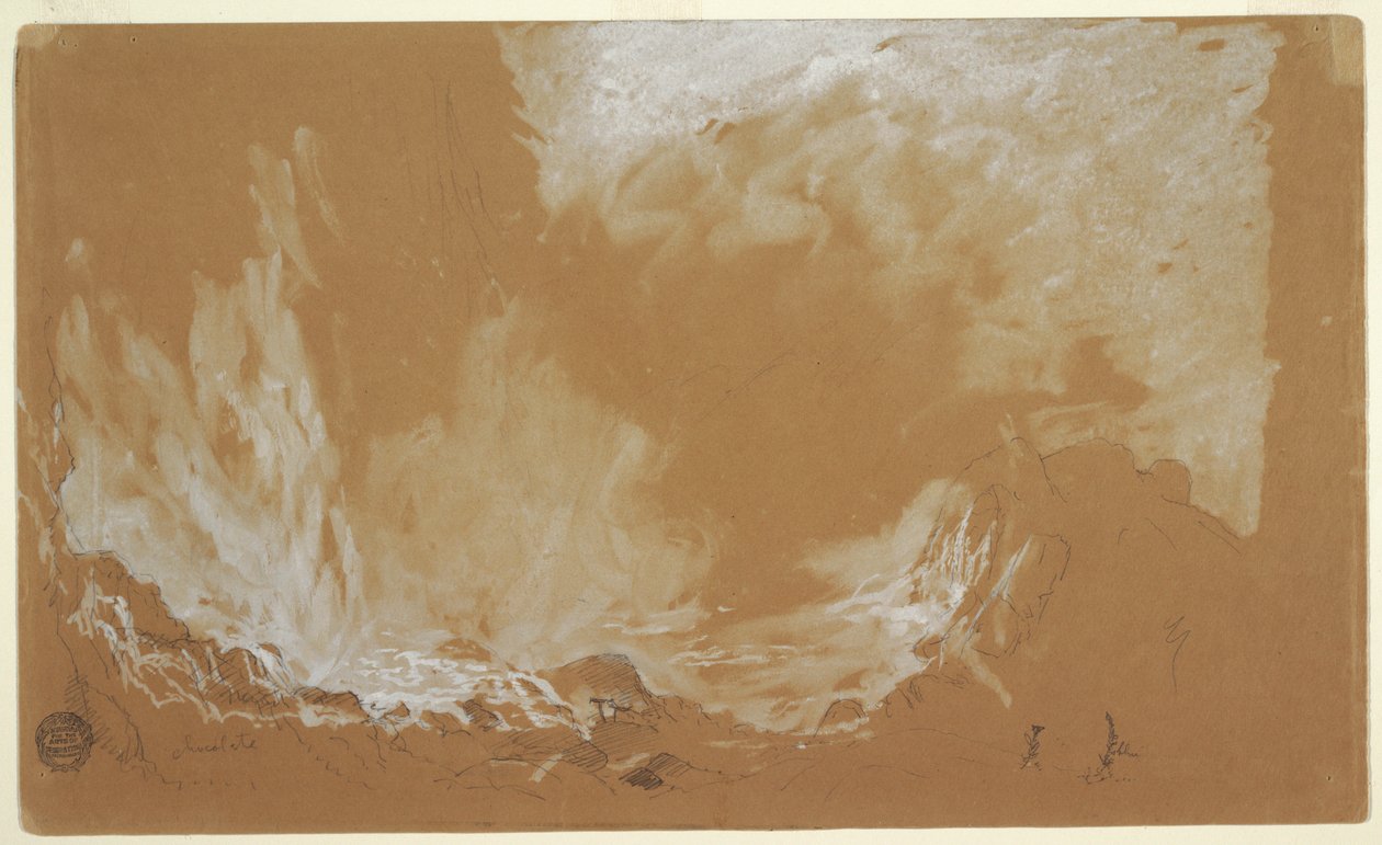 Spruzzo dalle cascate, Niagara da Frederic Edwin Church