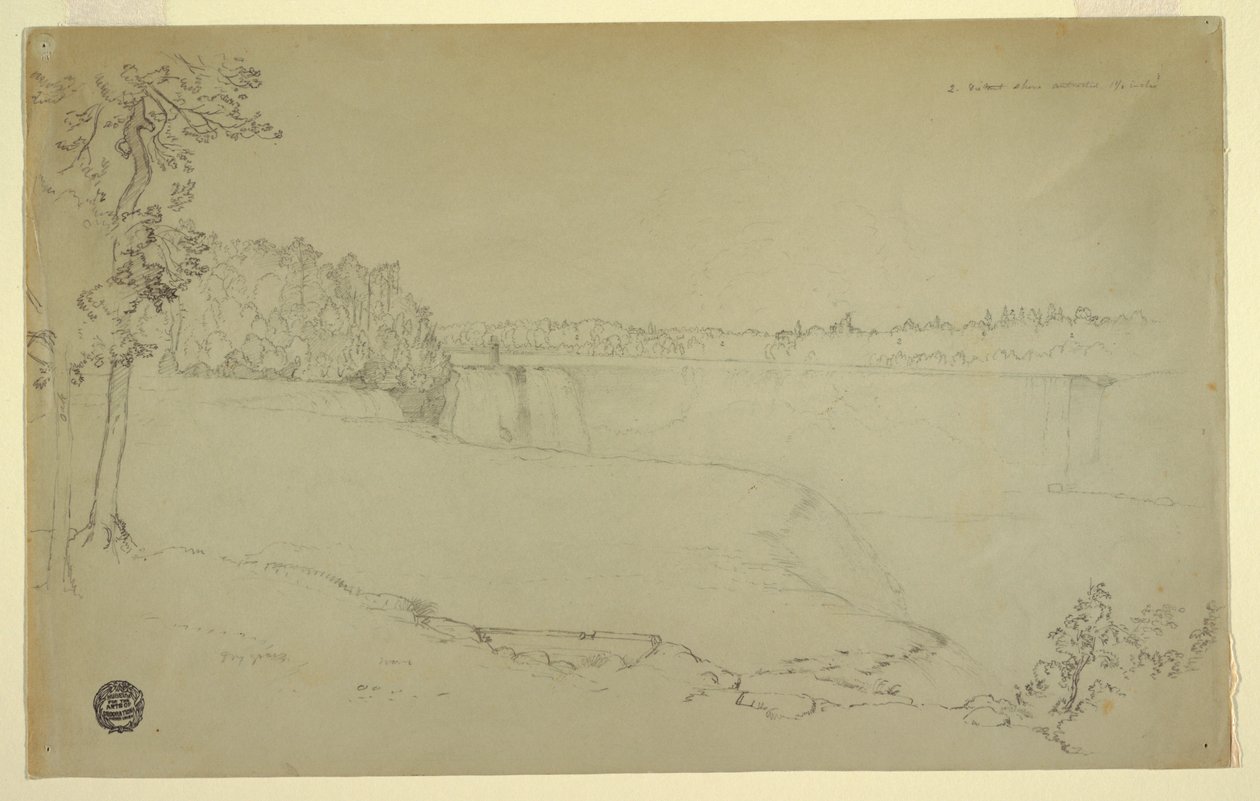 Studi. Le cascate del Niagara. da Frederic Edwin Church