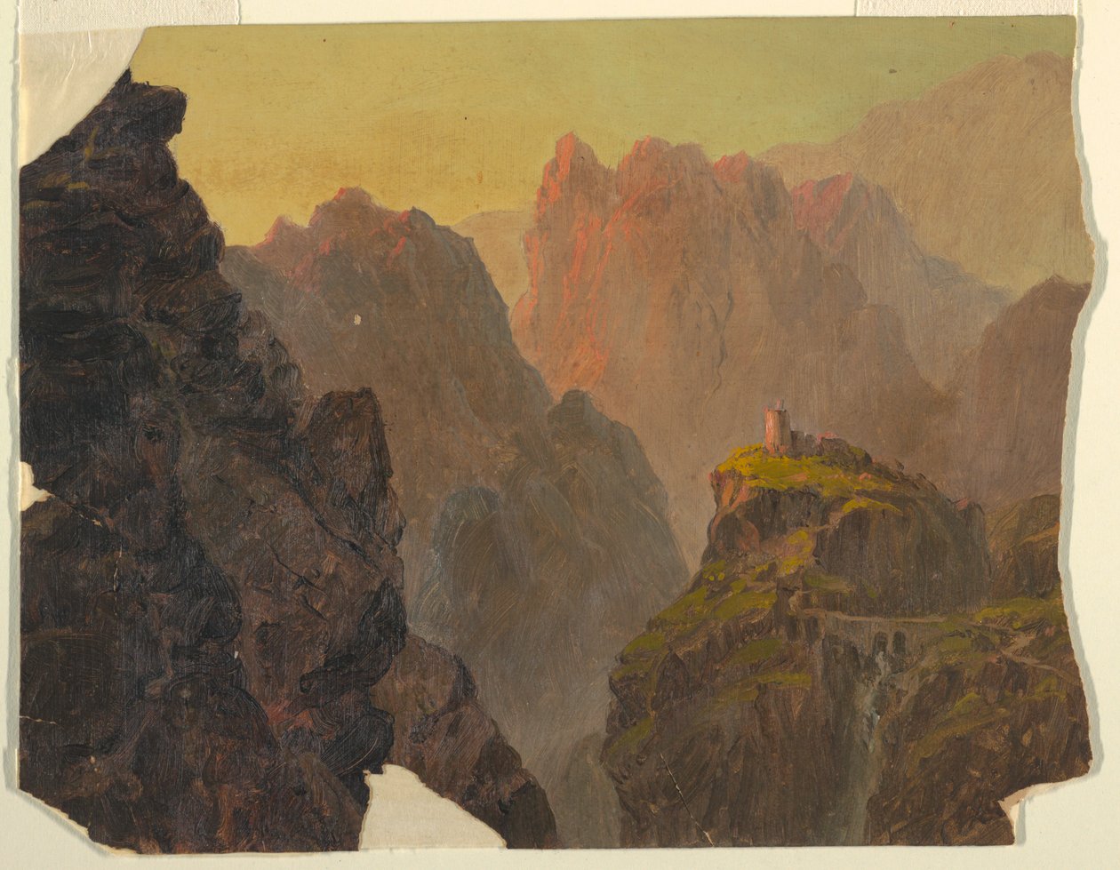 Studio da un paesaggio immaginario sudamericano da Frederic Edwin Church