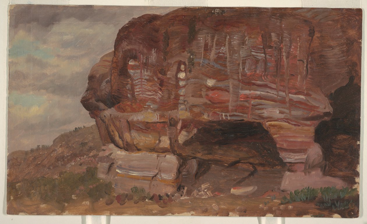 Studio di una roccia zoomorfa, Petra da Frederic Edwin Church