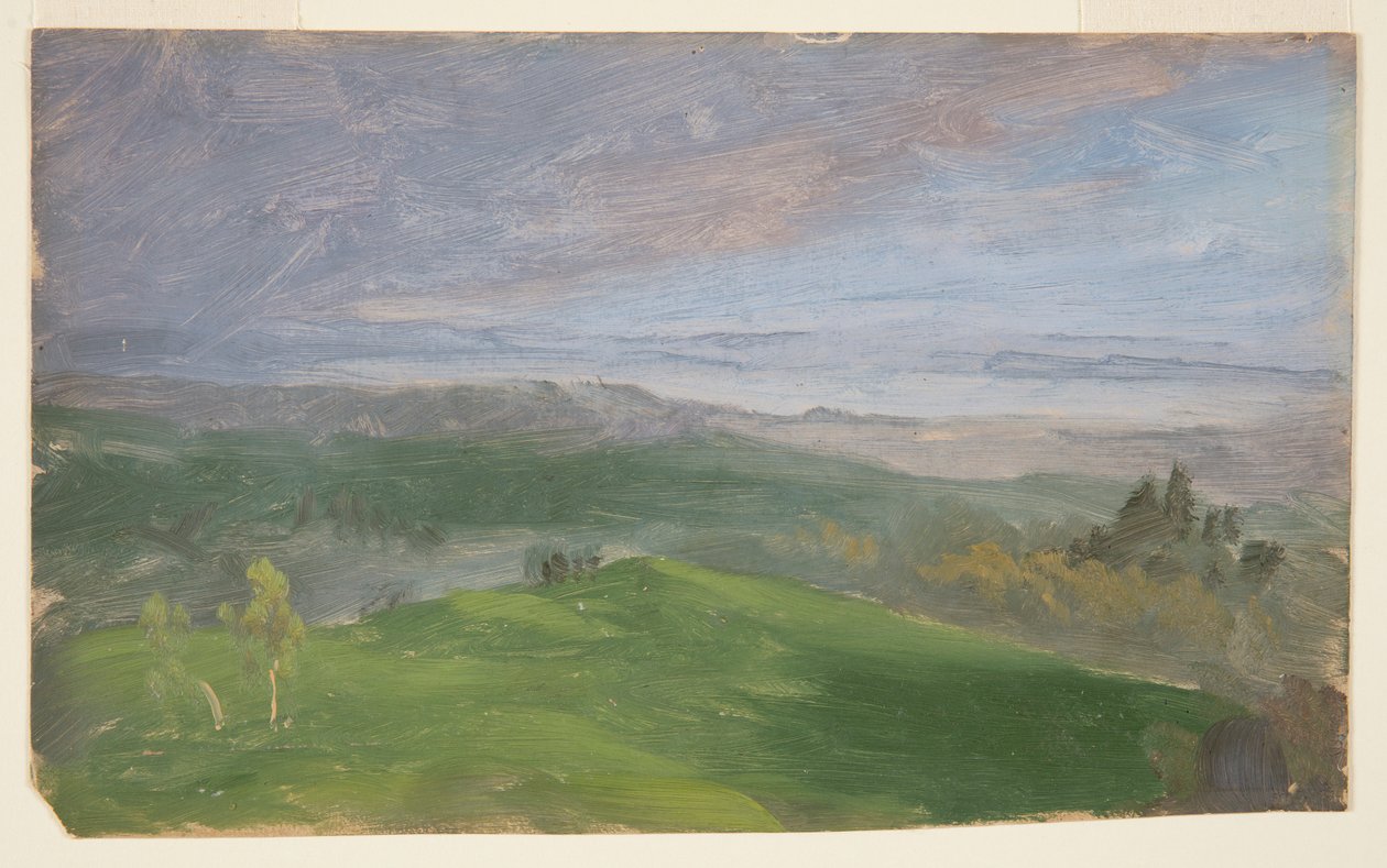 Vista estiva, Hudson Valley, New York da Frederic Edwin Church