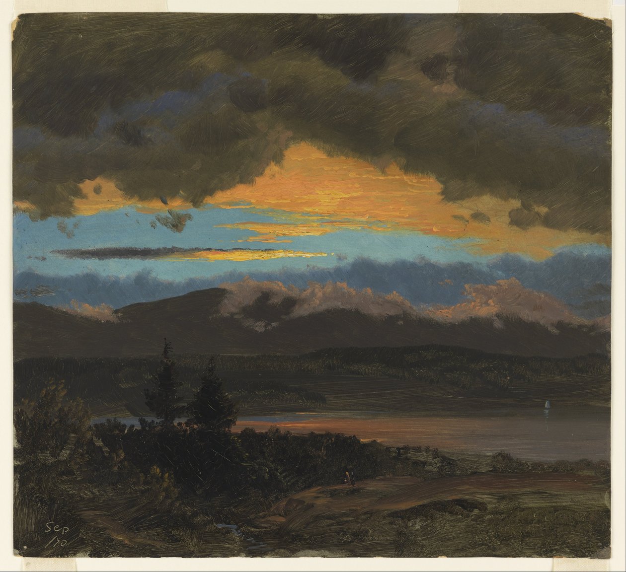 Tramonto sulla valle dell