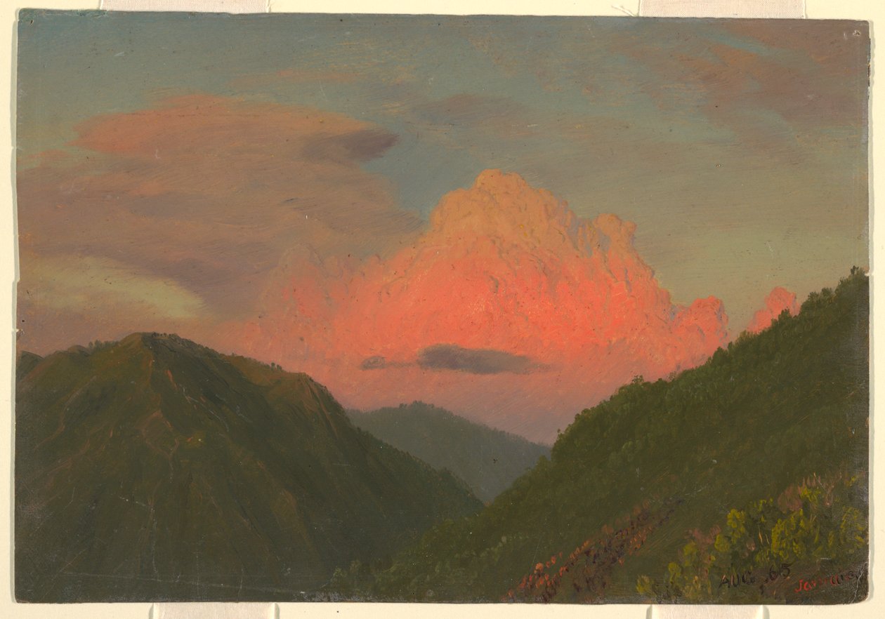 Tramonto sulle Colline, Giamaica, Indie Occidentali da Frederic Edwin Church