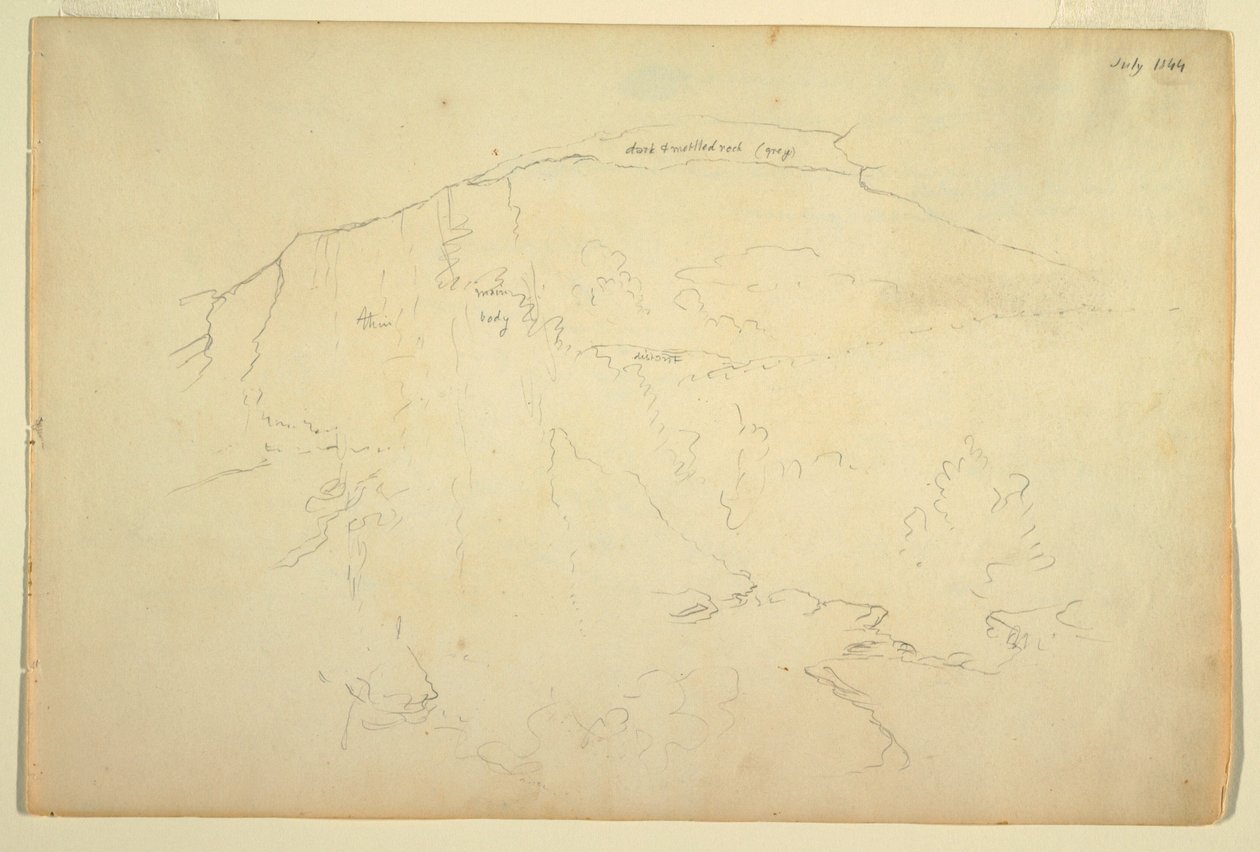 Collina boscosa, Monti Catskill da Frederic Edwin Church