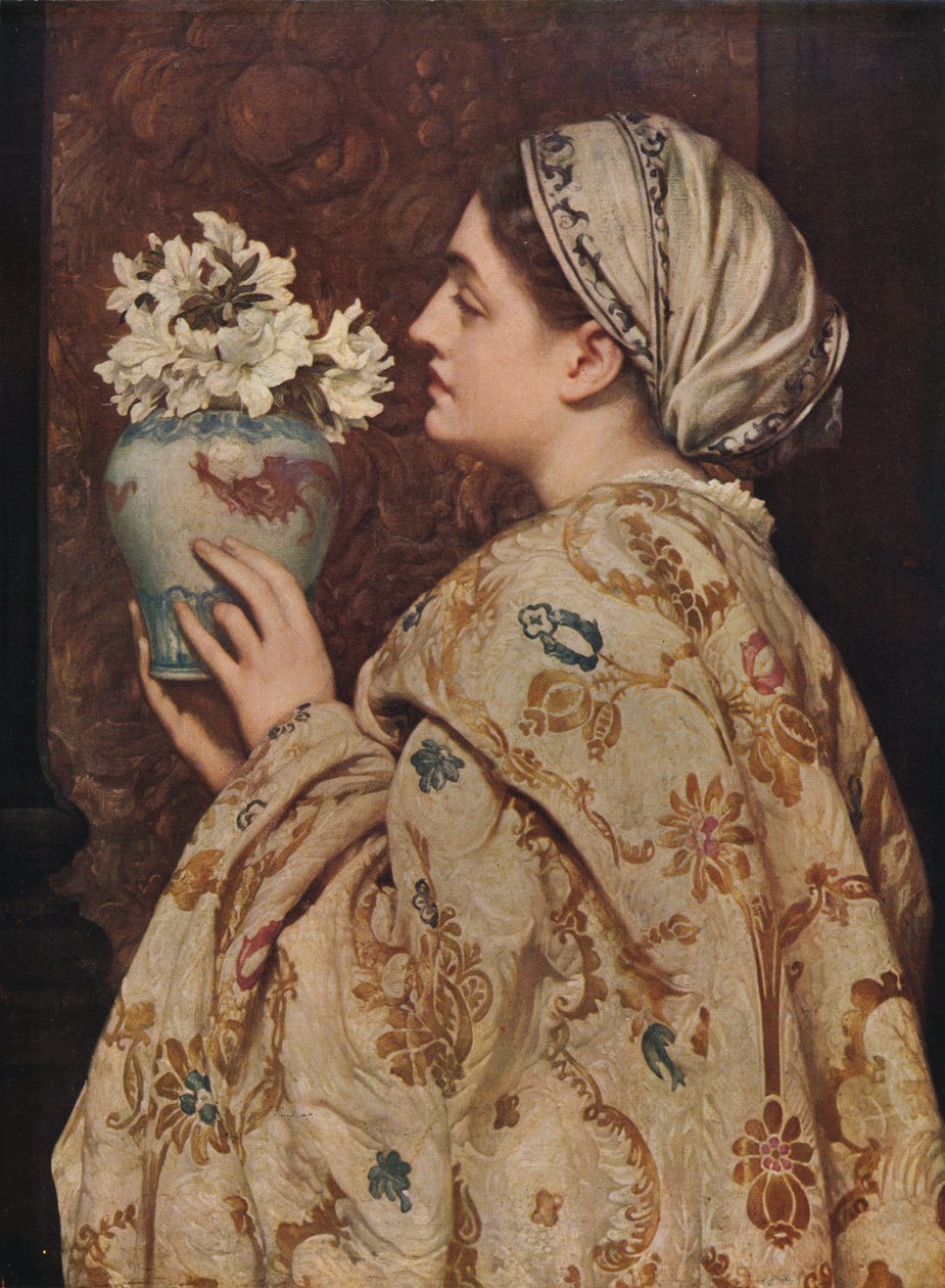 Una nobile dama di Venezia, 1866, c1915 da Frederic Leighton