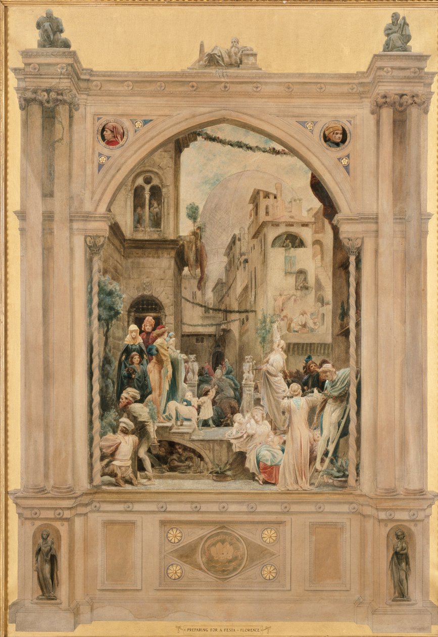 Preparativi per una festa, Firenze da Frederic Leighton
