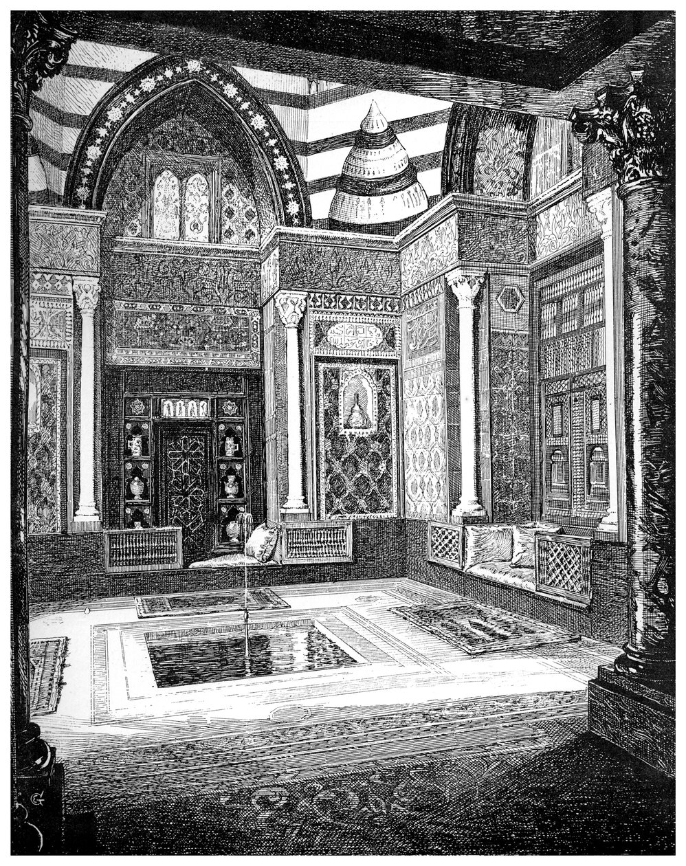 La sala araba da Frederic Leighton