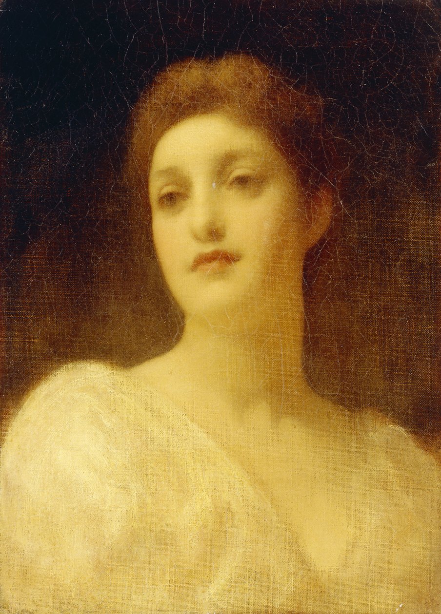 Testa di ragazza da Frederic Leighton