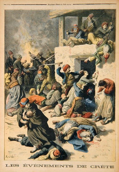 Eventi di Creta, da "Le Petit Journal", 26 luglio 1896 da Frederic Lix