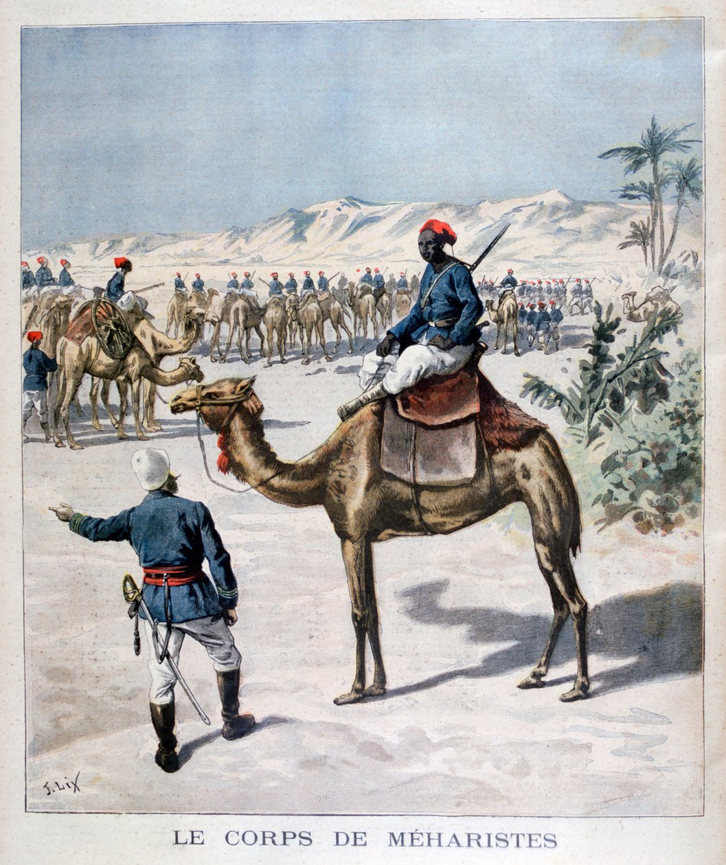 Corpo dei Meharisti, 1894 da Frederic Lix