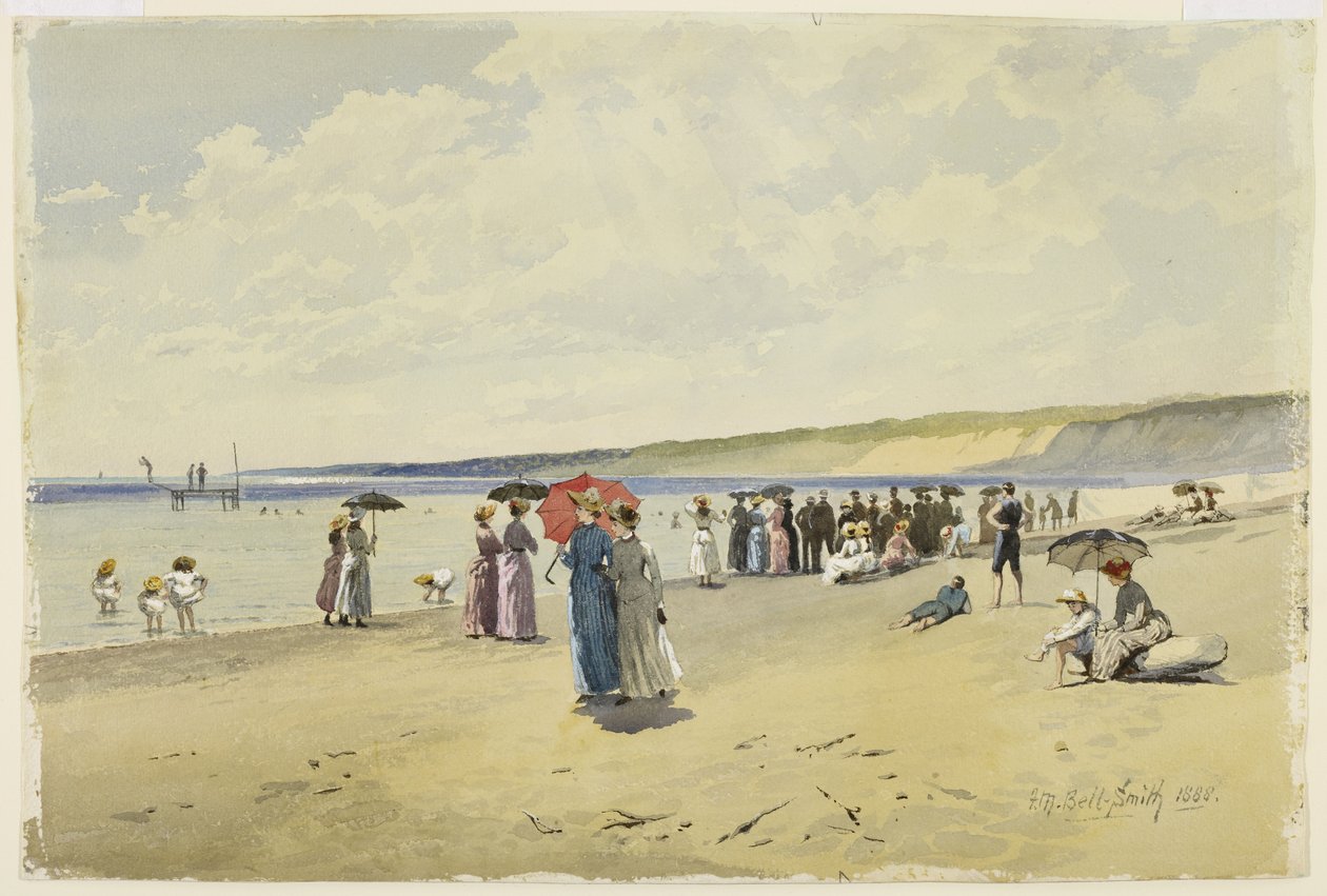La spiaggia, 1888 da Frederic Marlett Bell Smith