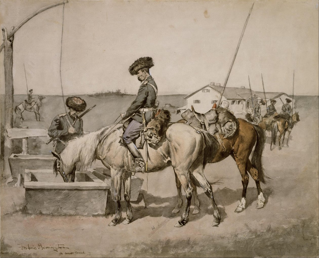 Un cosacco di Amoor da Frederic Remington