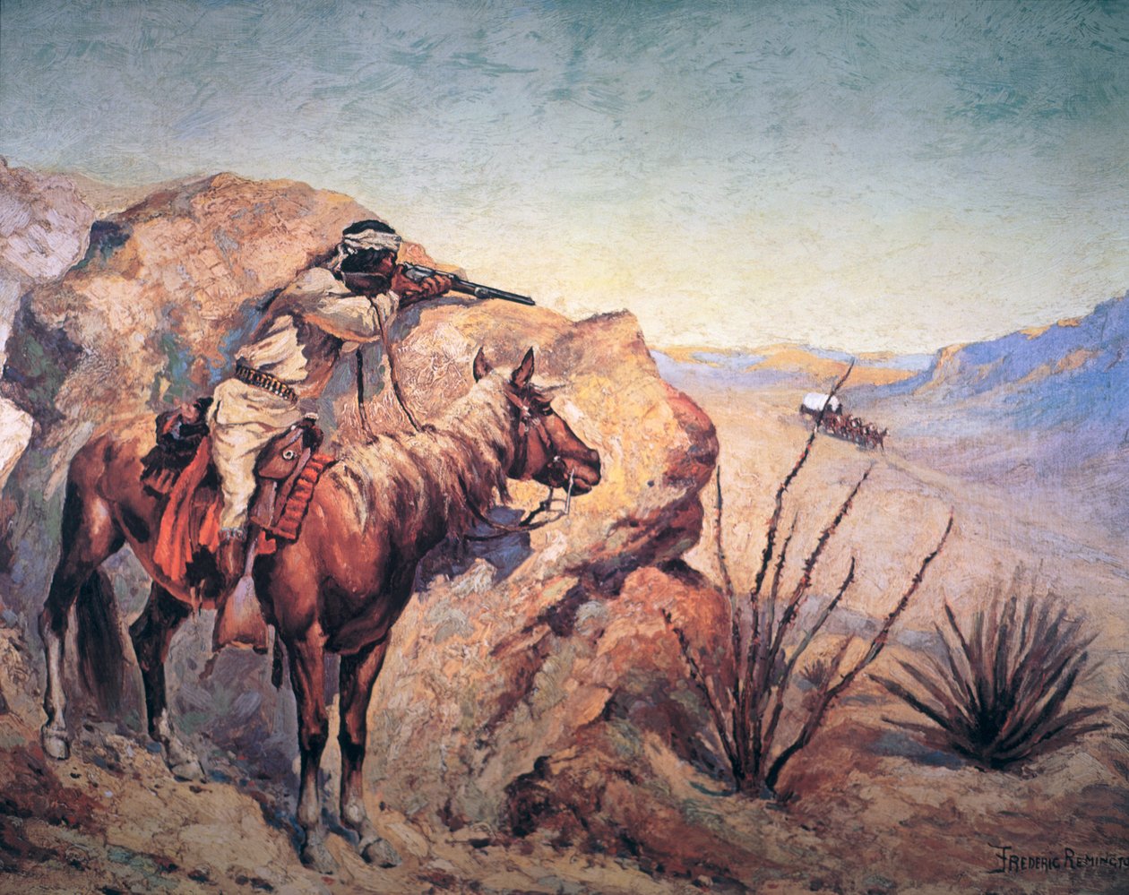 Imboscata Apache da Frederic Remington