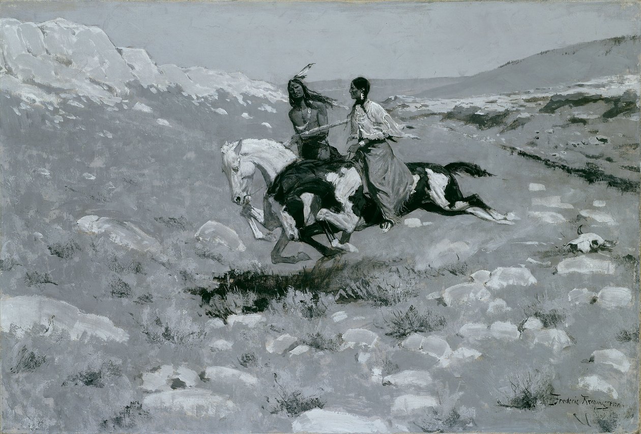 Cerimonia del cavallo più veloce da Frederic Remington