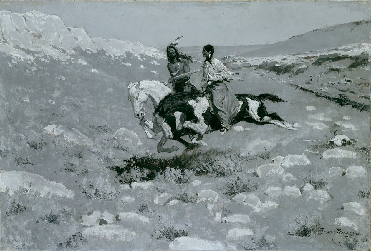 Cerimonia del cavallo più veloce, c. 1900 da Frederic Remington