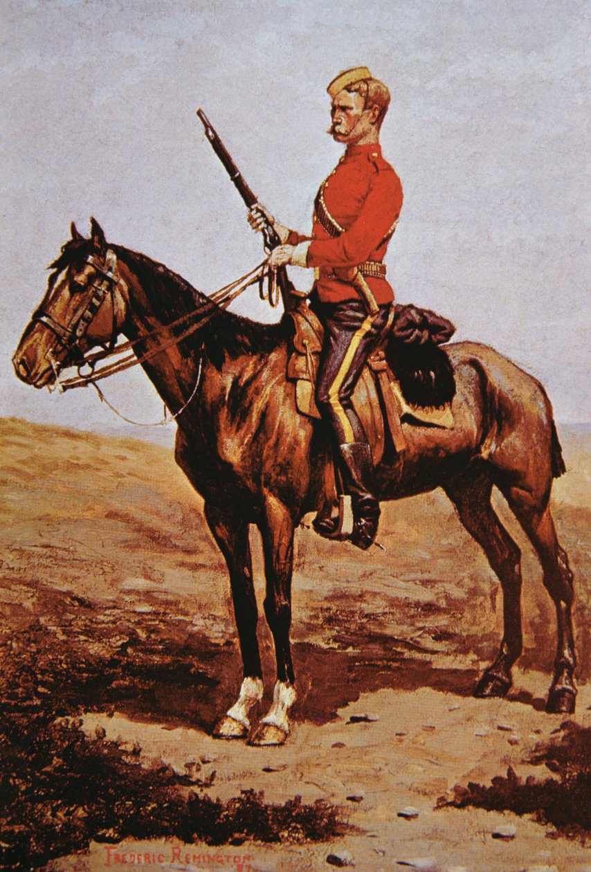 Polizia a cavallo del Nord-Ovest del Canada da Frederic Remington