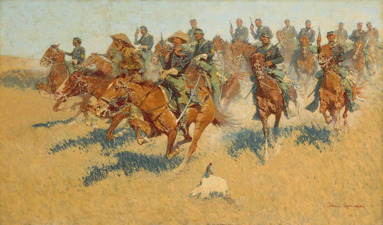Sulle pianure meridionali da Frederic Remington