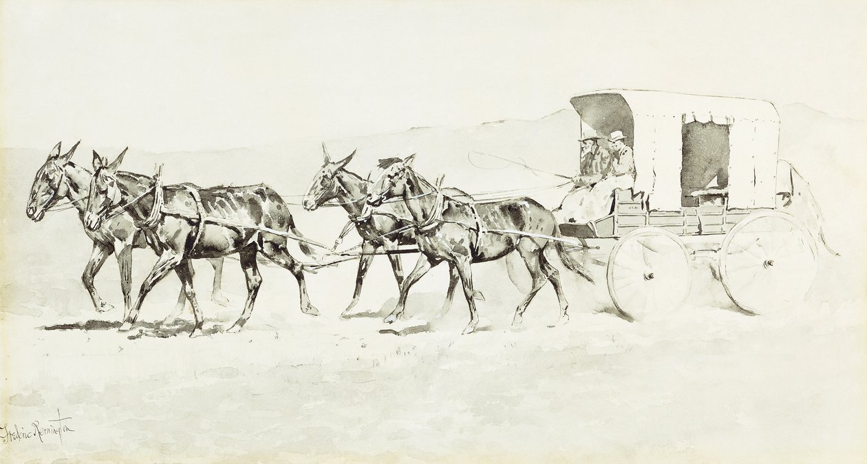 Uno dei Palchi di Williamson (c.1892) da Frederic Remington