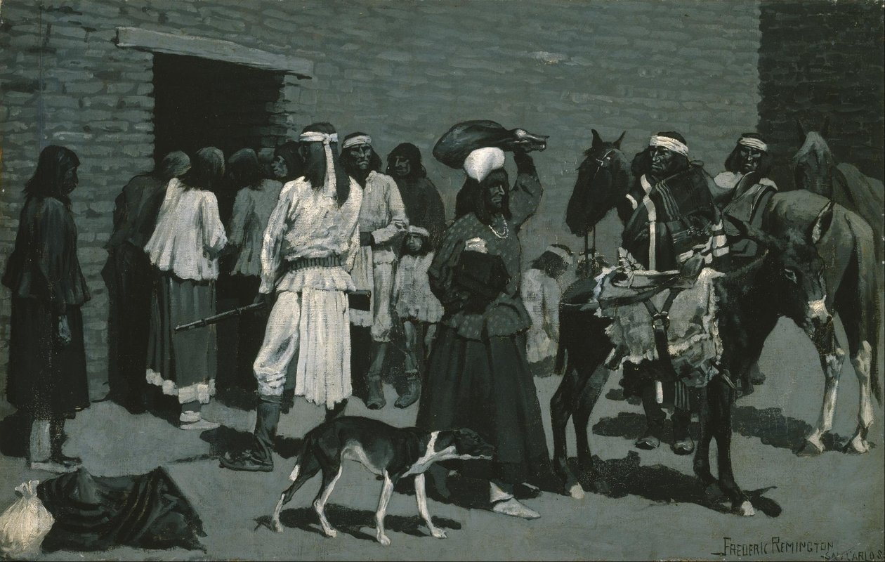 Villaggio indiano da Frederic Remington